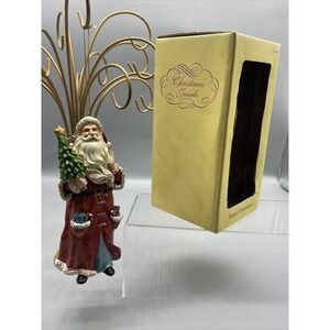 Santa Christmas Ornament By Christmas Jewels 6 1/2”